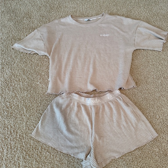 Beige Pajama Set - Picture 1 of 7
